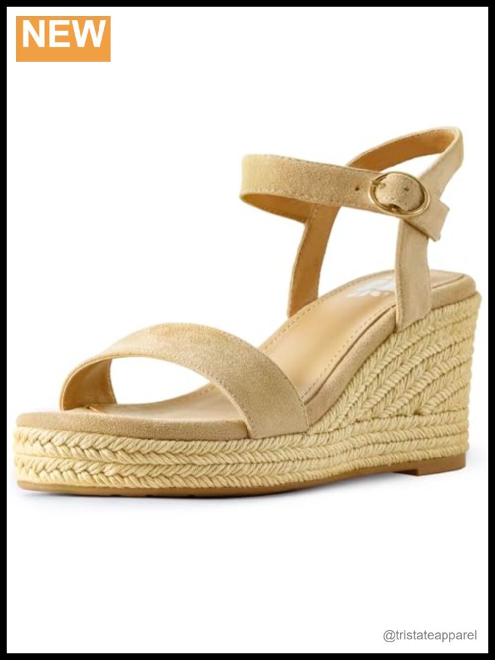 Espadrilles Wedge Platform Sandals Strappy Ankle Strap Buckle Open Toe Dressy